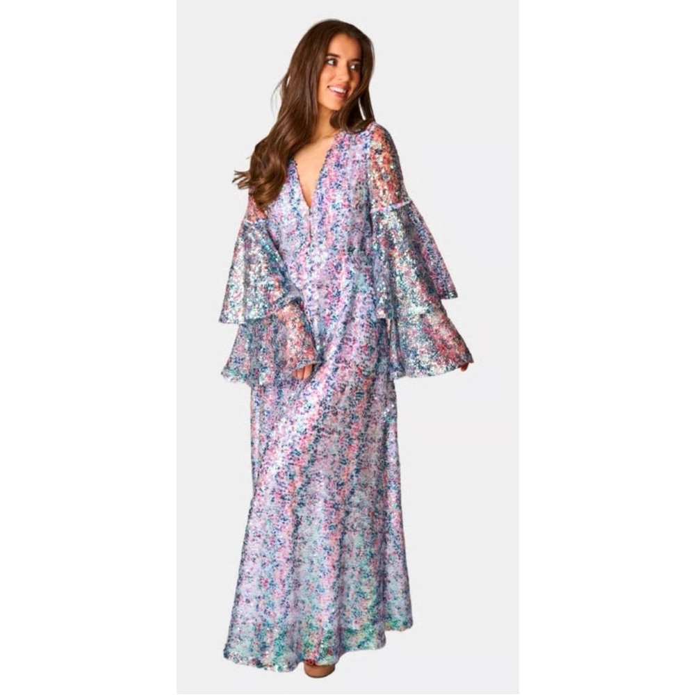 Buddy Love | Colette Long Sleeved Maxi Dress - Flash | Small - Picture 2 of 11